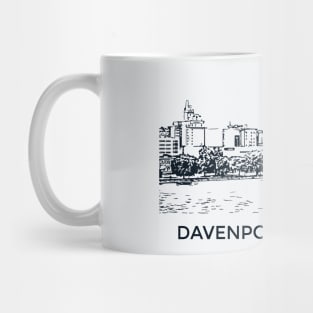 Davenport Iowa Mug
